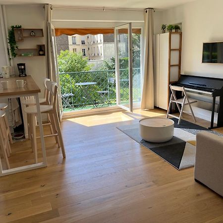 Superbe Appartement Avec Belle Vue Jardin ปารีส ภายนอก รูปภาพ